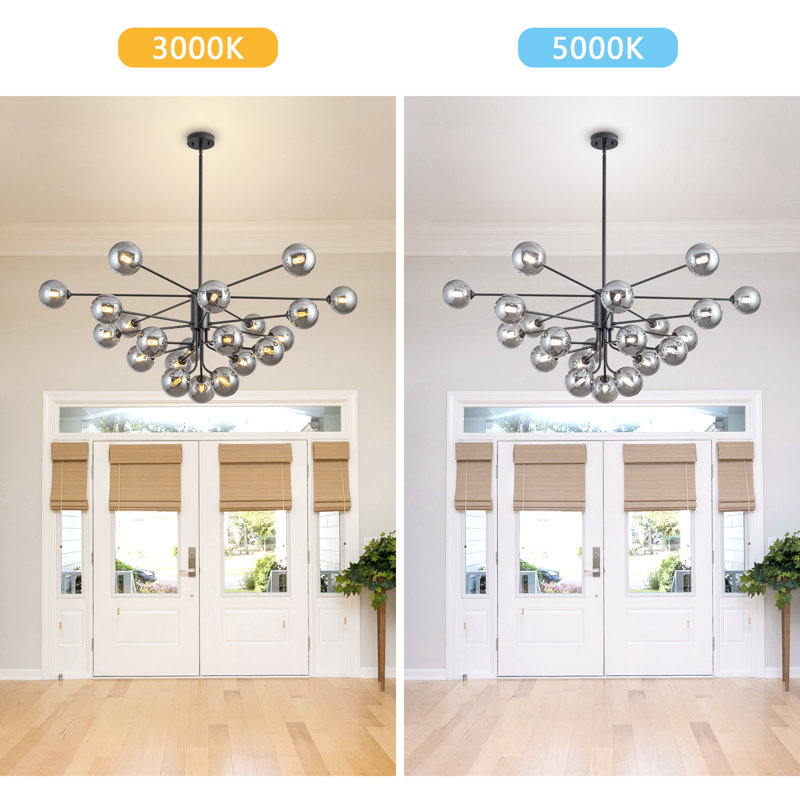 George Oliver Kyiesha 21 - Light Dimmable Modern Linear Chandelier